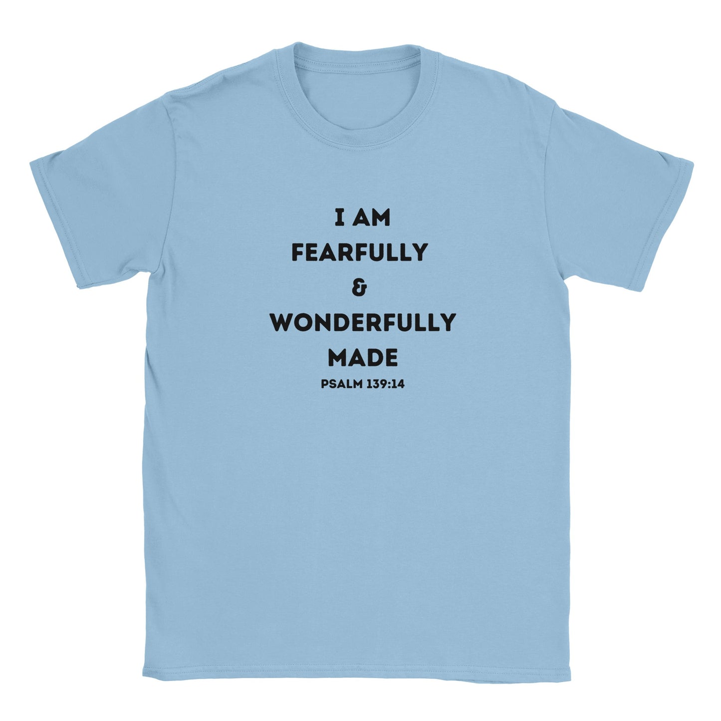 I am Fearfully & Wonderfully Made Men’s Crewneck T-shirt