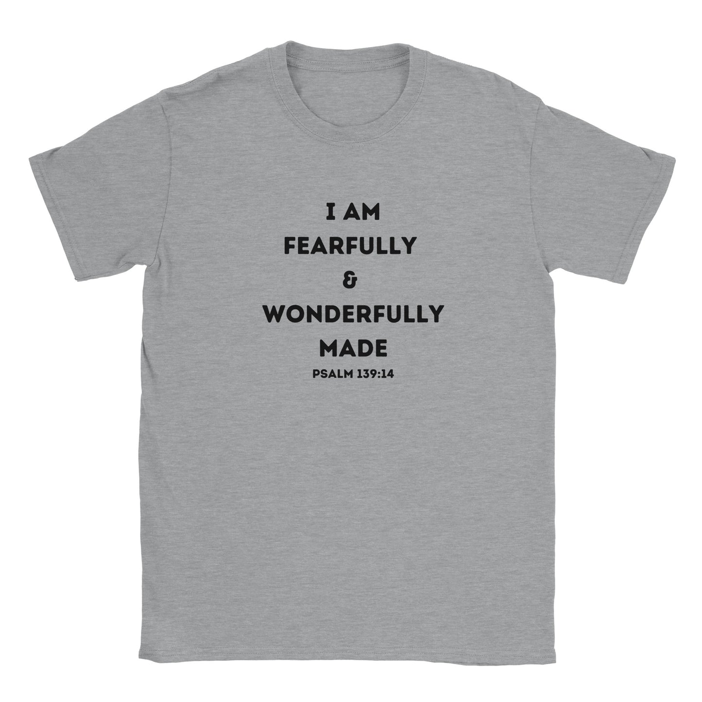 I am Fearfully & Wonderfully Made Men’s Crewneck T-shirt