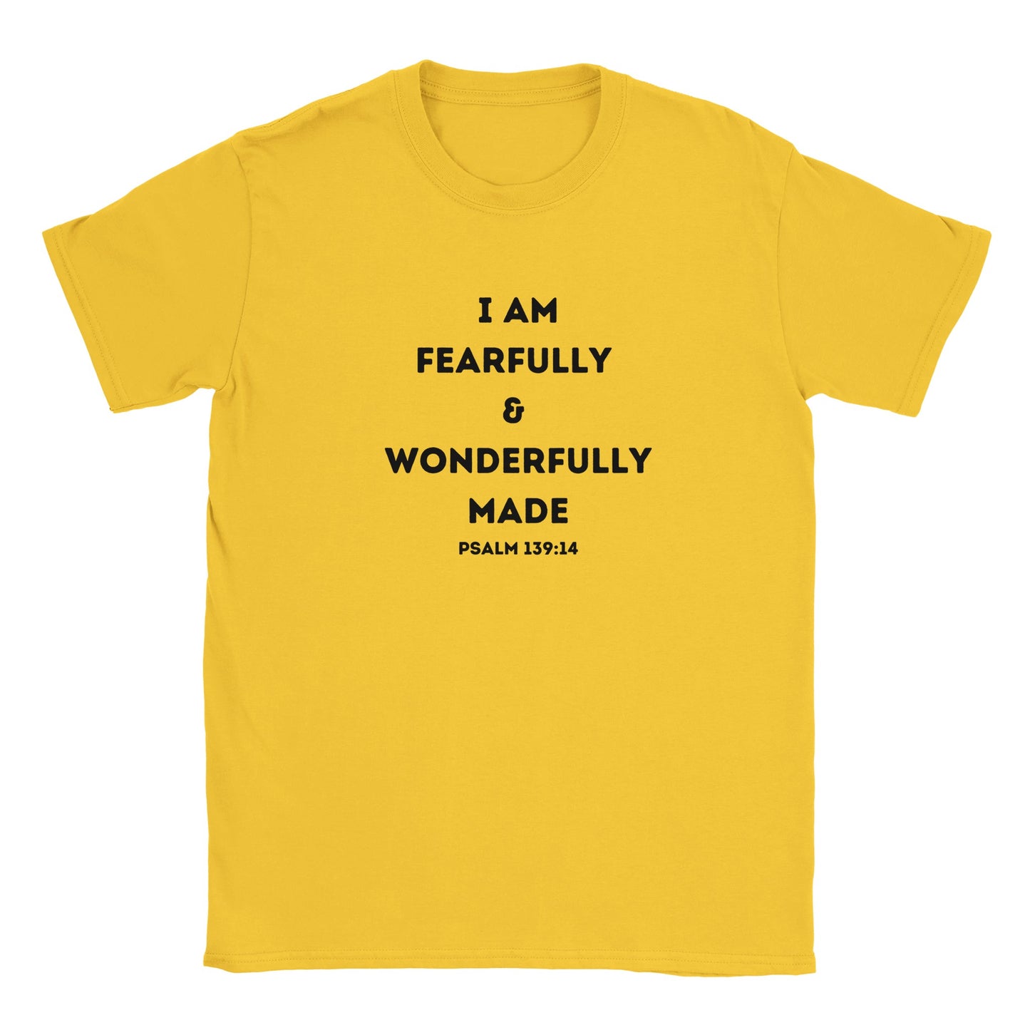 I am Fearfully & Wonderfully Made Men’s Crewneck T-shirt