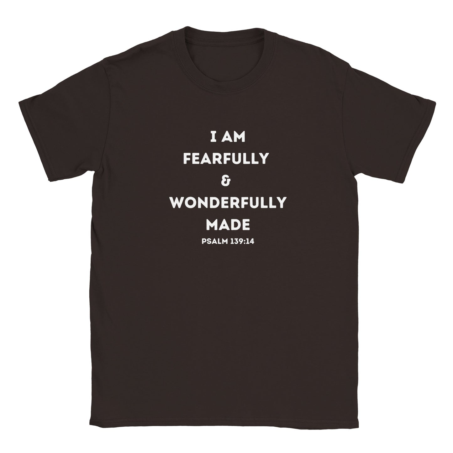 I am Fearfully & Wonderfully Made Men’s Crewneck T-shirt