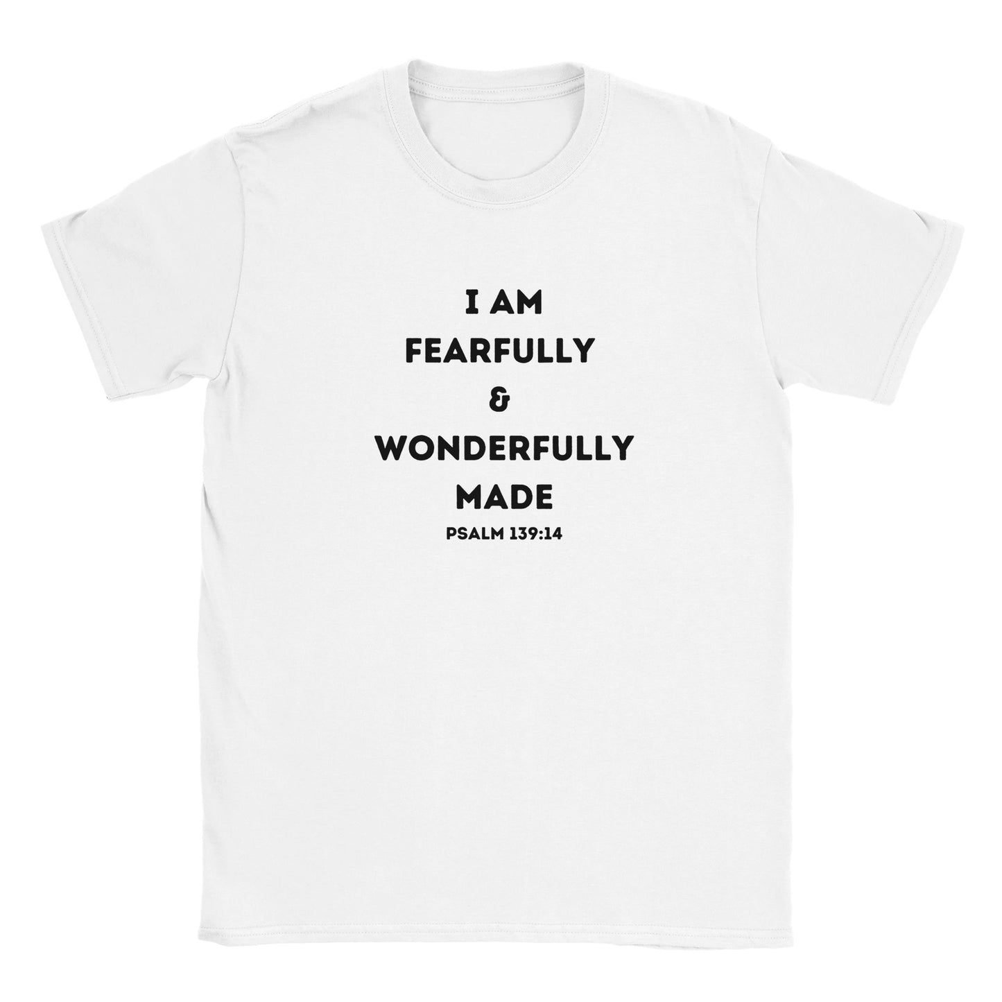 I am Fearfully & Wonderfully Made Men’s Crewneck T-shirt